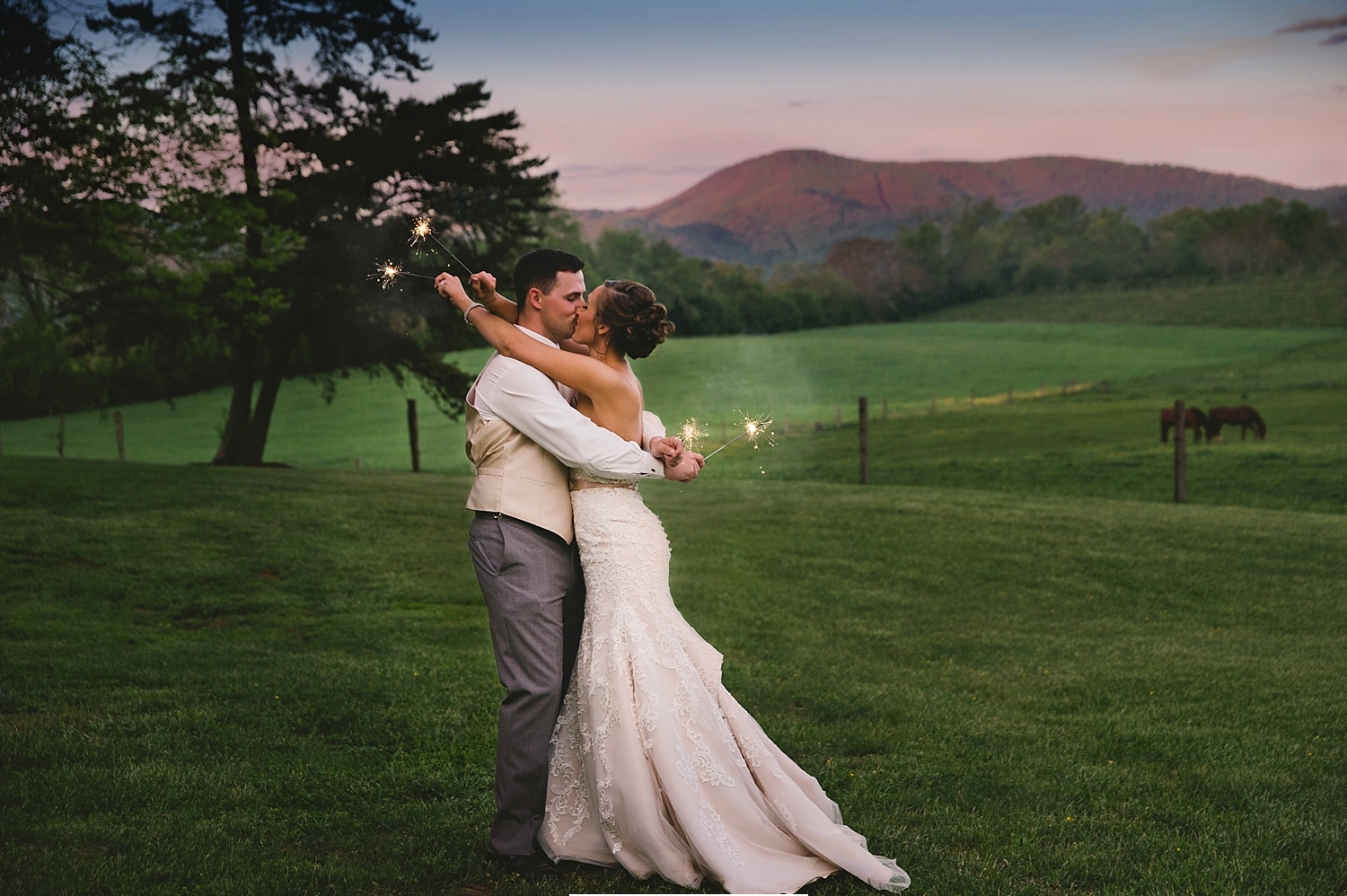 Kacy & Gabby Rustic Barn Wedding Diamond V Farm – Blue Ridge, VA